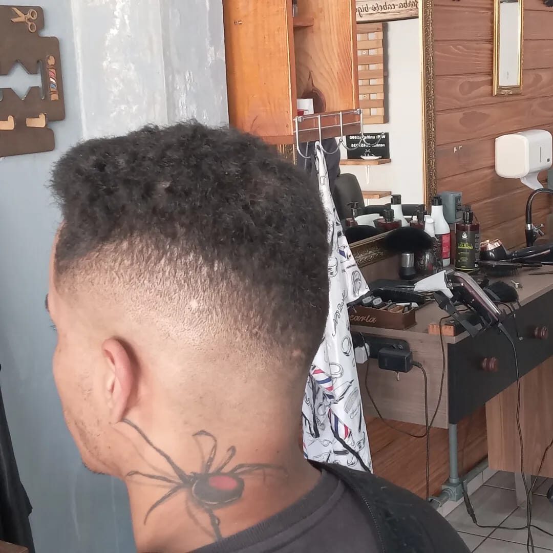 Degradê baixo com acabamento na régua